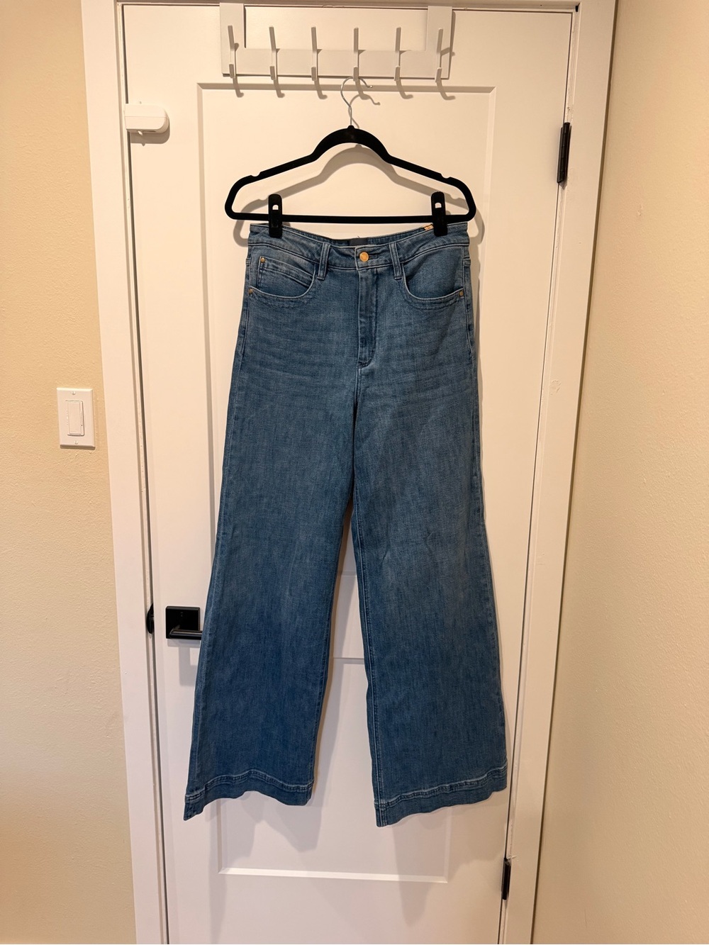 Maeve Women’s Wide Leg Blue Jeans